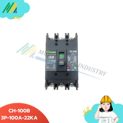 เบรคเกอร์ CH-100B-3Pole - รุ่น Chang
