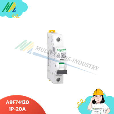 เซอกิตเบรกเกอร์ A9F741 Acti9 iC60N 1Pole-Curve MCB Schneider