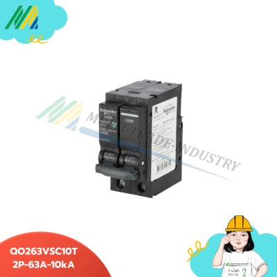 เซอกิตเบรกเกอร์ Square D QO2VSC10T - MCB Schneider