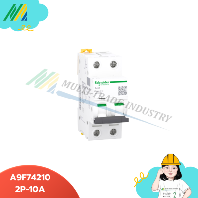 เซอกิตเบรกเกอร์ A9F742 2P-Curve IC60N MCB - Schneider