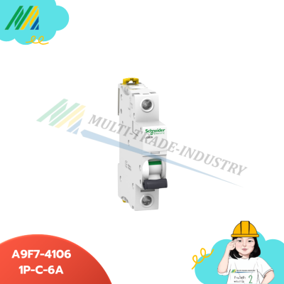 A9F74106 Acti9 iC60N 1P-C-6A MCB Schneider