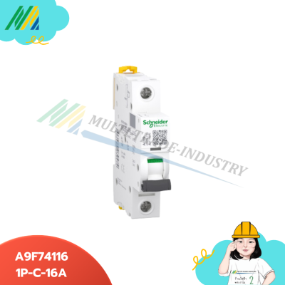 เซอกิตเบรกเกอร์ A9F741 Acti9 iC60N 1Pole-Curve MCB Schneider เซอกิตเบรกเกอร์ A9F741 Acti9 iC60N 1Pole-Curve MCB Schneider