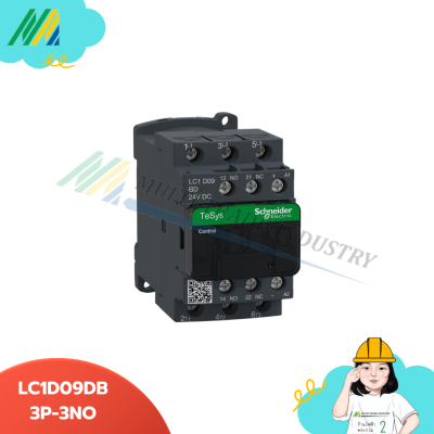 LC1D09BD Contactor 3P Coil 24Vdc - Schneider