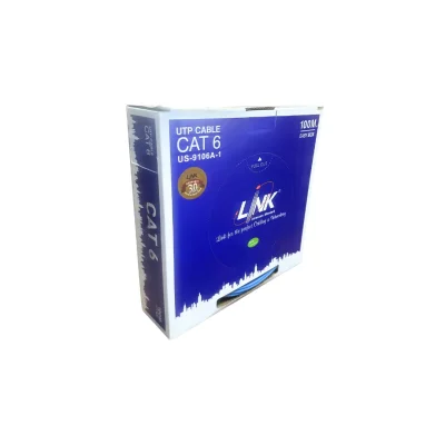 US-9106A-1/CAT6 UTP (ภายใน) สายสีฟ้า - LINK