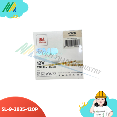 ไฟริบบิ้นเปลือย LED SL-9-2835 120P/CW/4000K ยาว 5เมตร