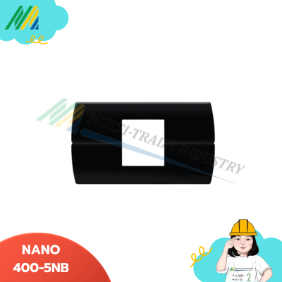 หน้ากากมีขอบ - สีดำ (NANO-400-NB)