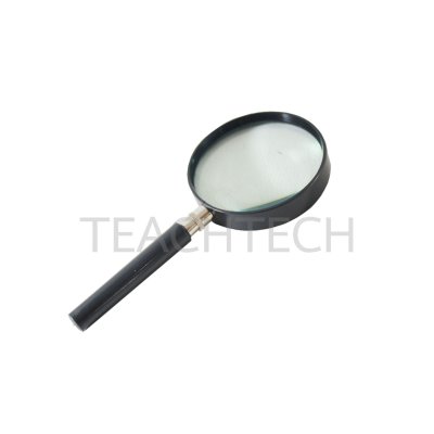 แว่นขยายกรอบพลาสติก คอโลหะ ขนาด 3 นิ้ว