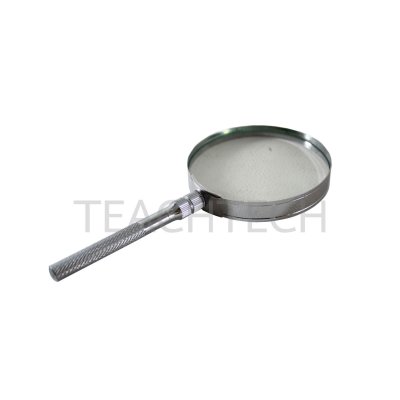 แว่นขยายด้ามโลหะ กรอบโลหะ คอโลหะ ขนาด 3 นิ้ว