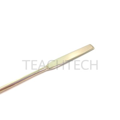 ช้อนตักสารสแตนเลส เบอร์ 15 ยาว 12 ซม. (ช้อนข้าง/พายข้าง)