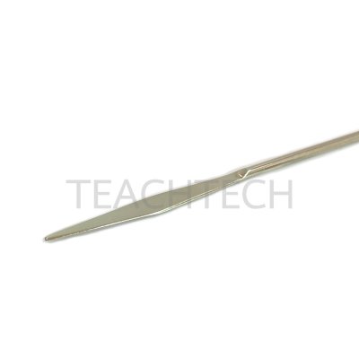 ช้อนตักสารสแตนเลส เบอร์ 20 ยาว 18 ซม. (แหลมข้าง/พายข้าง)