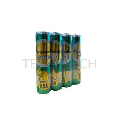 ถ่าน AAA Panasonic สีเขียว (4 ก้อน/แพ็ค)