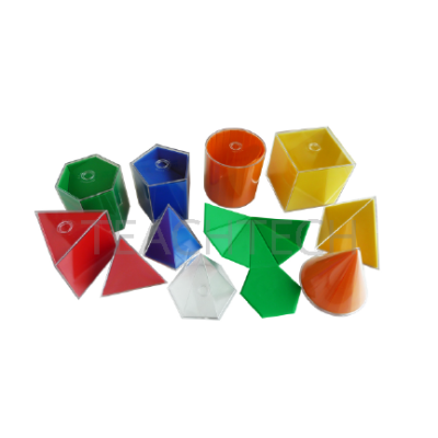 ชุดการหาพื้นที่ผิวของรูปทรงเรขาคณิต ( 10 รูปทรง )