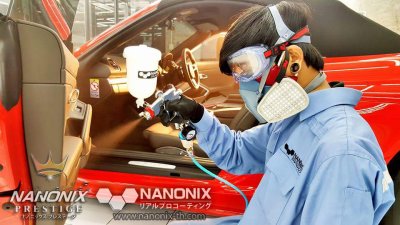 เคลือบแก้วเซรามิคระบบพ่น NANONIX CERAMIC 2K รถ PORSCHE CAYMAN 817