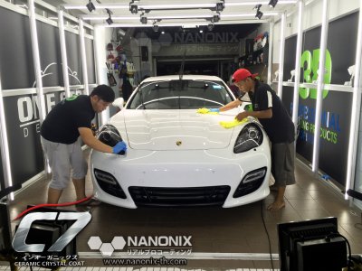 เคลือบแก้วเซรามิค C7 NANONIX - Ceramic Crystal Coating รถ Porsche