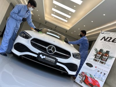 เคลือบแก้วกราฟีนเซรามิค NANONIX N10 รถ Mercedes-Benz C-Class