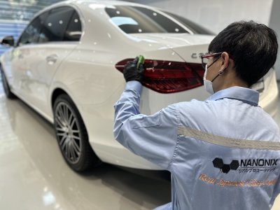 เคลือบแก้วกราฟีนเซรามิค NANONIX N10 รถ Mercedes-Benz C-Class
