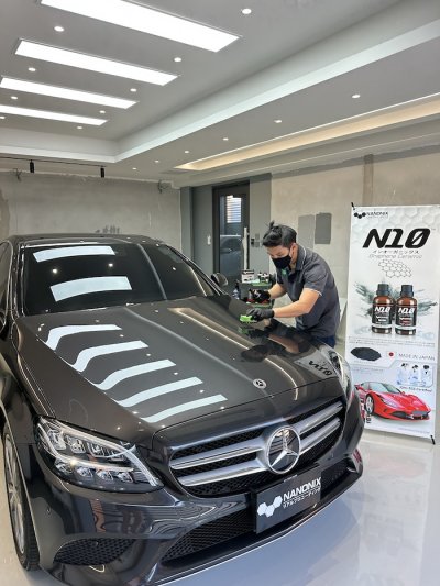 เคลือบแก้วรถ Mercedes Benz C-Class
