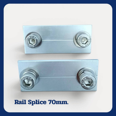Rail Splice ตัวต่อรางอลูมิเนียม ขนาด 70mm.