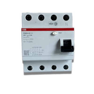 ABB เบรกเกอร์ป้องกันไฟฟ้ารั่วไฟดูด ชนิด RCCB FH204 (25A)/0.1a.