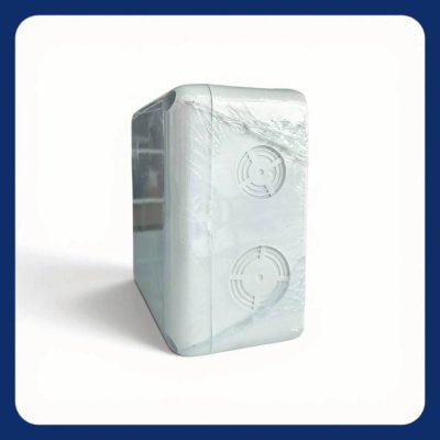 กล่องพักสายไฟ PVC(สีขาว) ขนาด 4x4 นิ้ว ยี่ห้อ Apollo