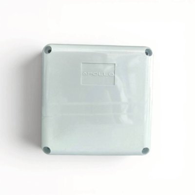 กล่องพักสายไฟ PVC(สีขาว) ขนาด 4x4 นิ้ว ยี่ห้อ Apollo