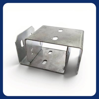 ข้อต่อรางไวร์เวย์ Wireway Connector 3x4" หนา 2mm.ชุบกัลวาไนซ์(HDG)