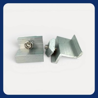 End Clamp อุปกรณ์ยึดขอบแผงโซล่าเซลล์ ขนาด 30 mm.
