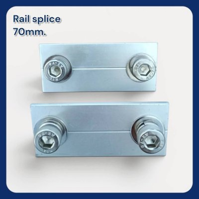 Rail Splice ตัวต่อรางอลูมิเนียม ขนาด 70mm.