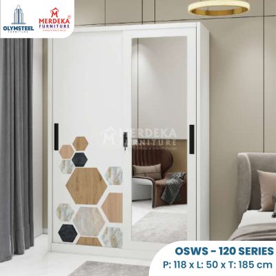 Olymsteel OSWS Tera 120 – Lemari Sliding Besi