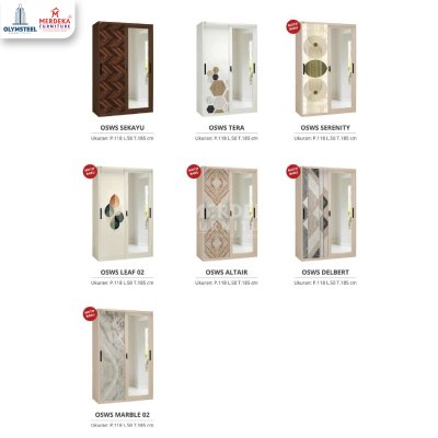 Olymsteel OSWS Tera 120 – Lemari Sliding Besi