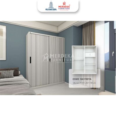 Olymsteel OSWS 160 Freya – Lemari Sliding Besi