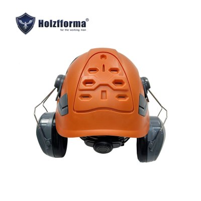 Holzfforma หมวกนิรภัยพร้อมที่ครอบหู หน้ากากตาข่ายโลหะ FM-5016