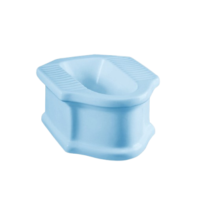 Nasco สุขภัณฑ์นั่งยอง มีฐาน สีฟ้า [NC-102-SA]