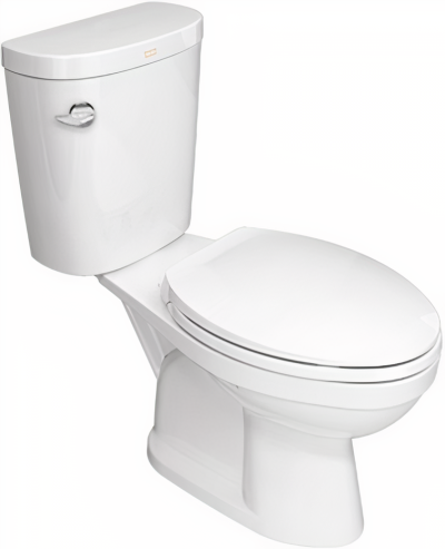 American สุขภัณฑ์สองชิ้น กดข้าง 4.5 ลิตร WINPLUS II [2697NW-WT-0]