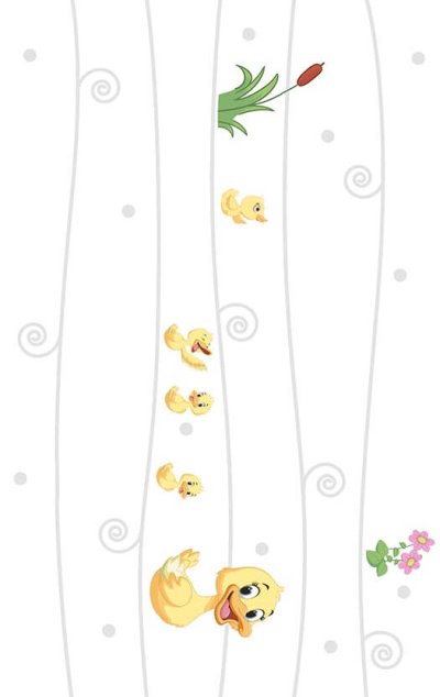 DUCK กระเบื้องปูผนัง 10" x 16" เป็ดร่าเริง/1 (10แผ่น/กล่อง)