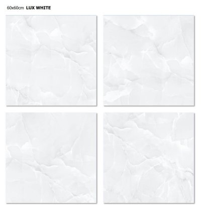 TOA แกรนิตโต้ 60 x 60 ซม. Lux White  (1.44 ตร.ม./กล่อง)