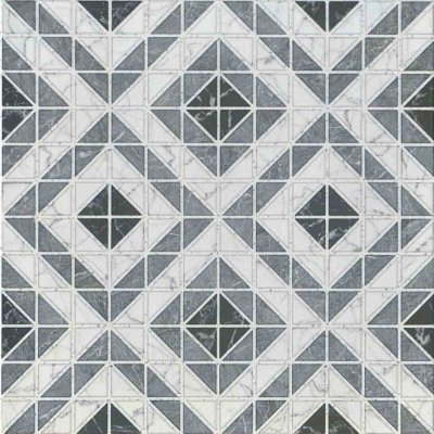 CAMPANA กระเบื้องปูพื้น 16" x 16" อาร์คบริค-เทา/1  (6แผ่น/กล่อง)