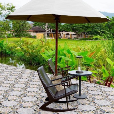 CAMPANA กระเบื้องปูพื้น 12" x 12" เซฟิรา เทา DG/1  (11แผ่น/กล่อง)