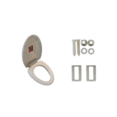 RASLAND ฝารองนั่งสุขภัณฑ์ พร้อมอุปกรณ์ [SP AQ2050]