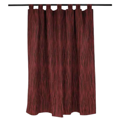 SJ ผ้าม่านหน้าต่าง 130 x 160 ซม. สีเลือดหมู [H200-09]