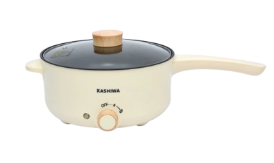 KASHIWA หม้อสุกี้ ชาบู 3 ลิตร 1000 w. มีด้ามจับ [KW-353] สีครีม