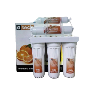 *G-Tech เครื่องกรองน้ำ PVC 5 ขั้นตอน Basic มี UV 6 Watts [5S-UV]