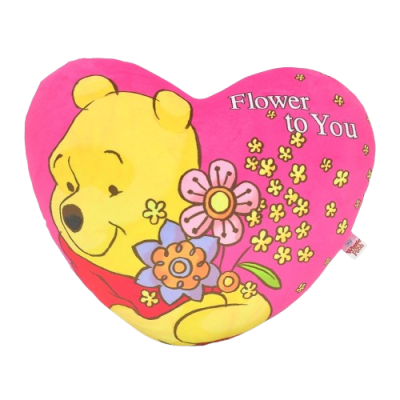 DISNEY หมอนหัวใจนุ่มนิ่ม POOH FLOWER TO YOU