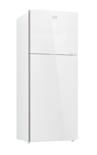 BEKO ตู้เย็น 2 ประตู อินเวอร์เตอร์ กระจกขาว 12 คิว [RDNT371I40VHFSGW]