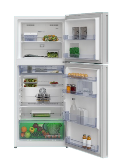 BEKO ตู้เย็น 2 ประตู อินเวอร์เตอร์ กระจกขาว 12 คิว [RDNT371I40VHFSGW]