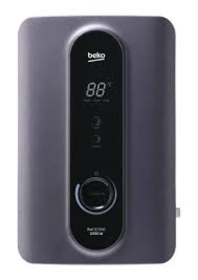 BEKO เครื่องทำน้ำอุ่น ฝักบัว RAIN SHOWER 6000 w. สีดำ [BWI 60 DNG]