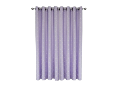 SJ ผ้าม่านหน้าต่าง 130 x 160 ซม. สีม่วง [H200-05]