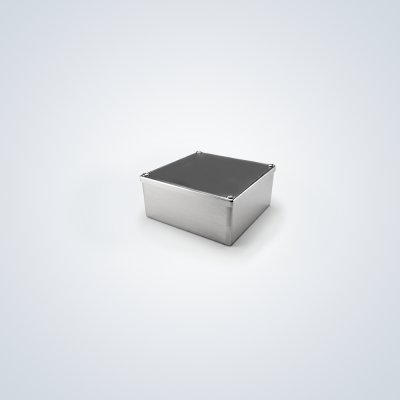 Stainless Steel Pull Box with Screw-on Lid