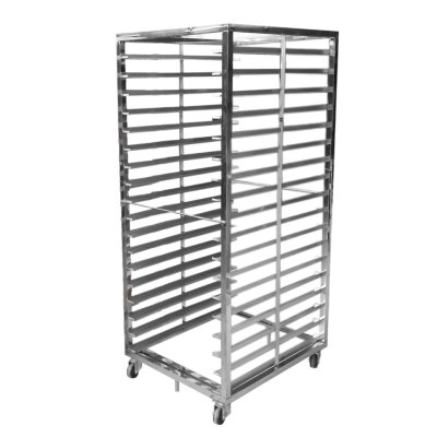 รถเข็นแร็คใส่ถาดอบ 16 ชั้น - สแตนเลส
