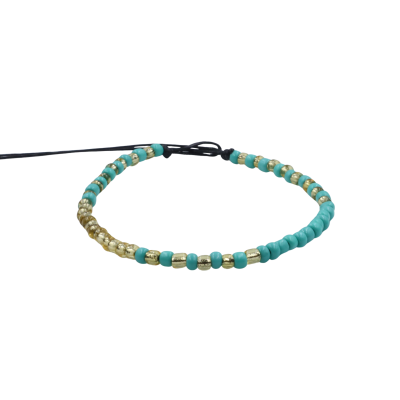 3mm glass bead bracelet